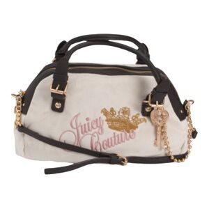 Juicy Couture Velour Satchel Bag with Charms 💗
